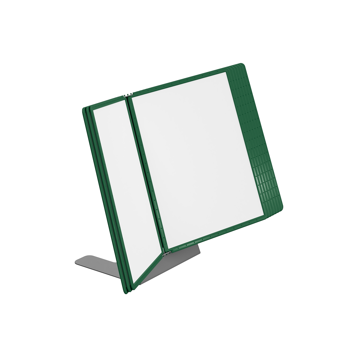 Перекидная система настольная DATALINE-ECO-10 с зелеными рамками А4