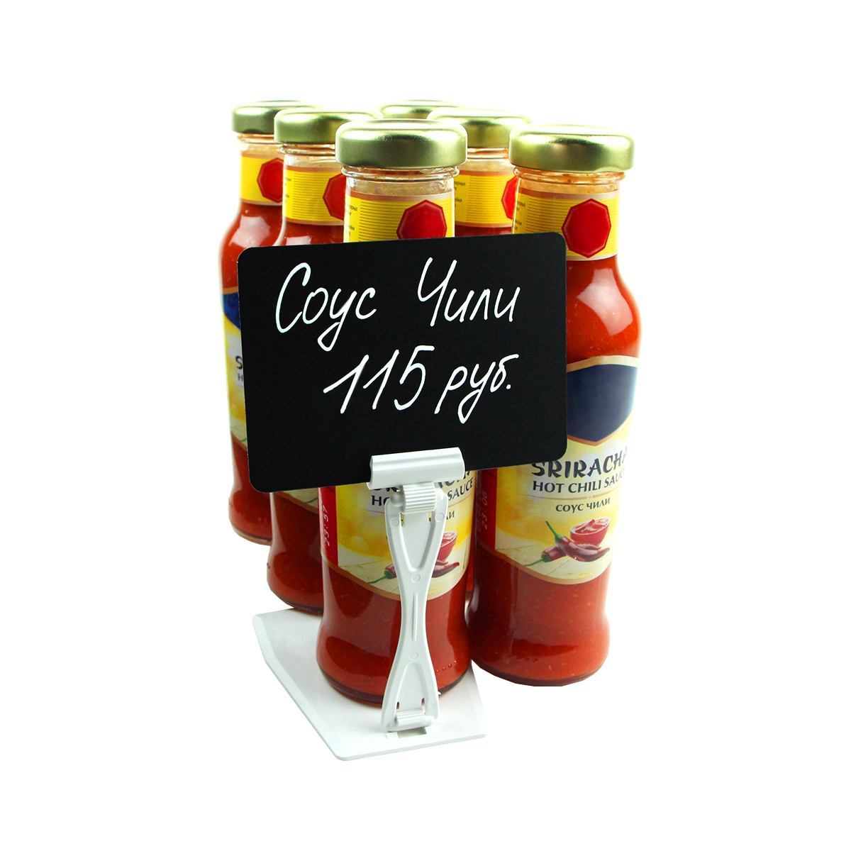 Ценникодержатель  ДЕЛИ настольный DELI-UNBO-SET90, цвет белый