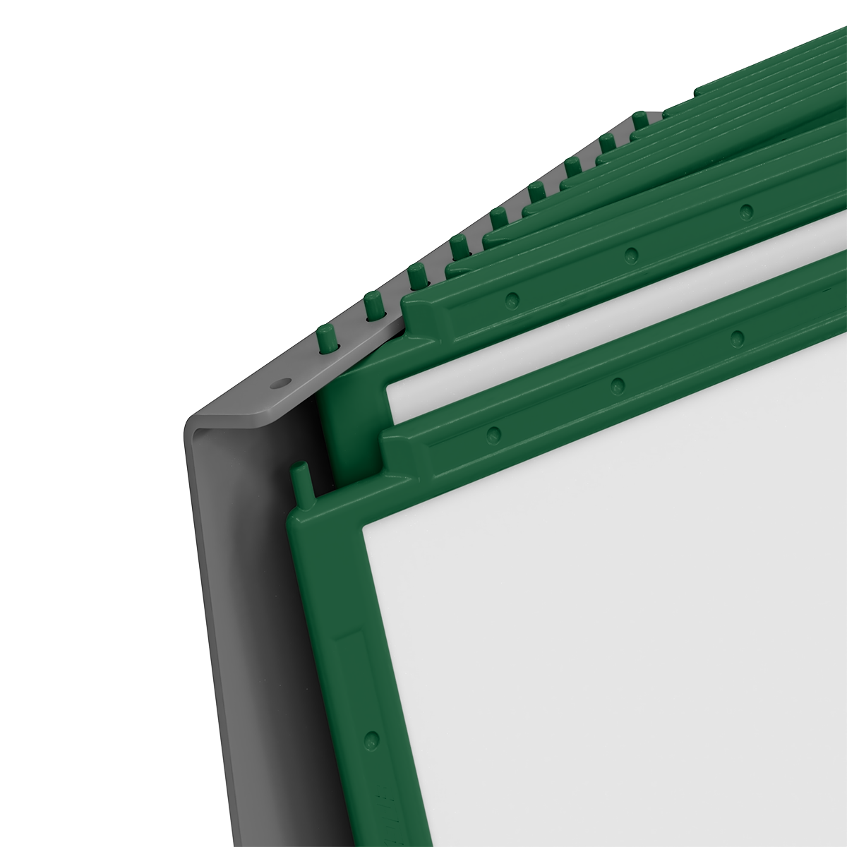 Перекидная система настольная DATALINE-ECO-10 с зелеными рамками А4