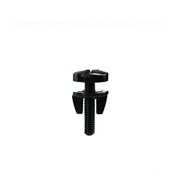 Винт нажимной пластиковый с гайкой CLICK SCREW-25 длина 25 мм, цвет черный