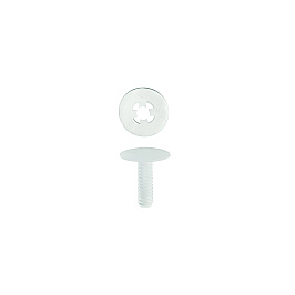 Винт-заклепка пластиковый QUICK LOCK-16, полипропилен, цвет прозрачный