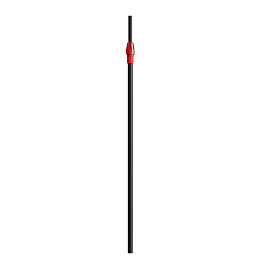 Трубка алюминиевая телескопическая TEL-LOCK-ALUTUBE 1100-1400 мм, трубка черная, переходник красный