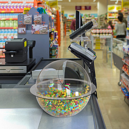 Дисплей полукруглый для мелкого товара BOWL - верхняя секция