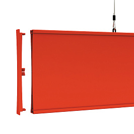 Заглушка PRICEBOARD END A5, цвет красный