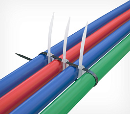 Хомут затягивающийся нейлоновый LS-FLEX-300 (фасовка 100 шт.)