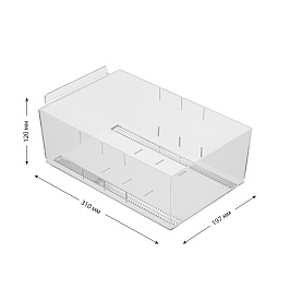 Накопитель с разделителями MIDIBOX-EP с креплением в экономпанель