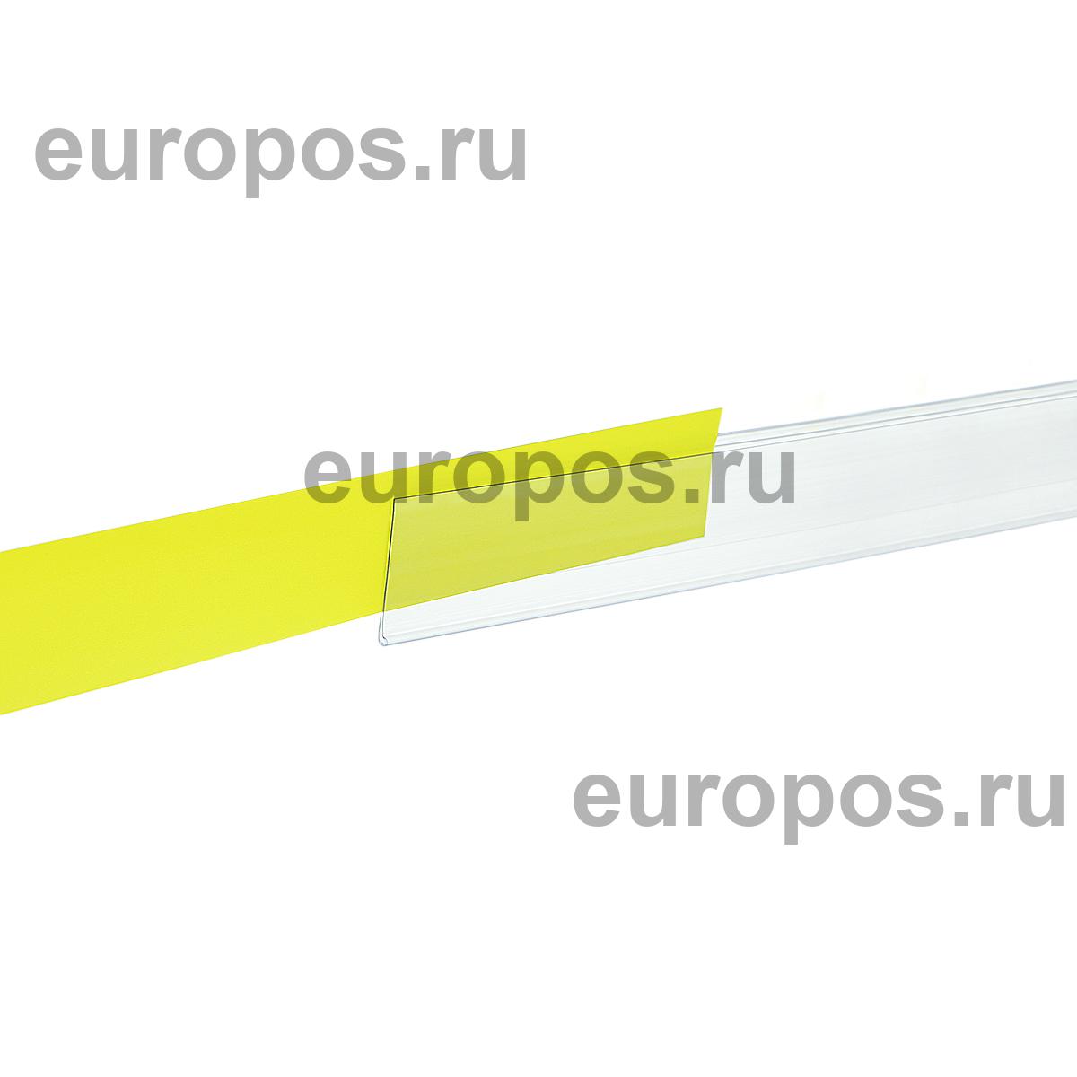 Вставка в ценникодержатель  COLOR-INSERT39 желтая, 100 метров