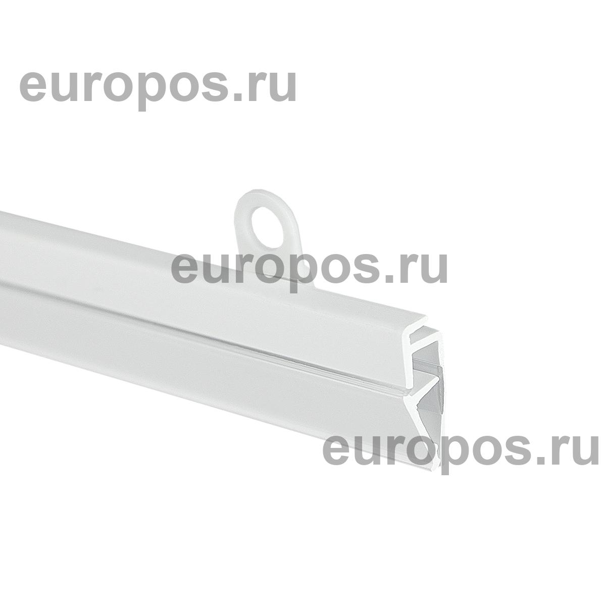 Петля для подвешивания пластикового профиля CLICKER HOOK, цвет белый