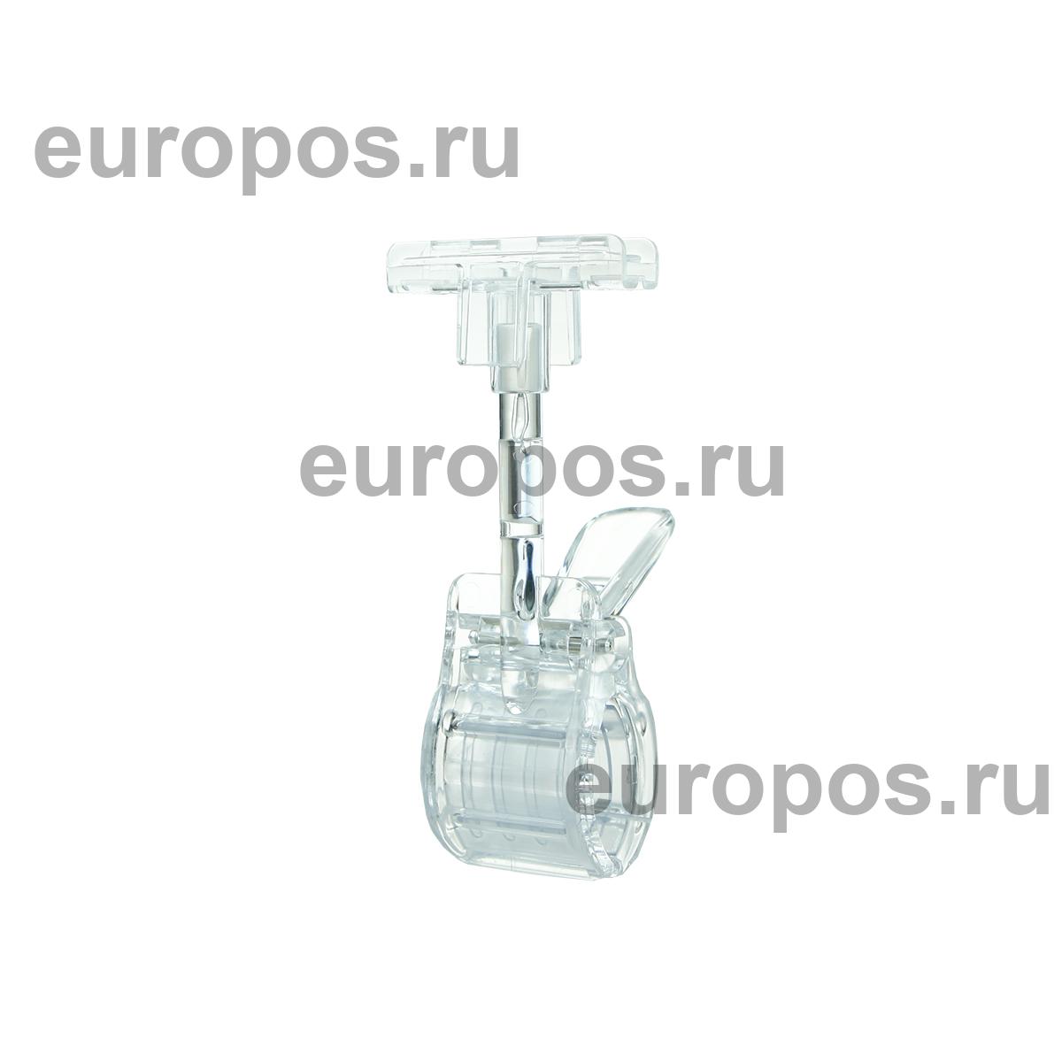 Держатель пластиковой рамки универсальный CLAMP-T, цвет прозрачный