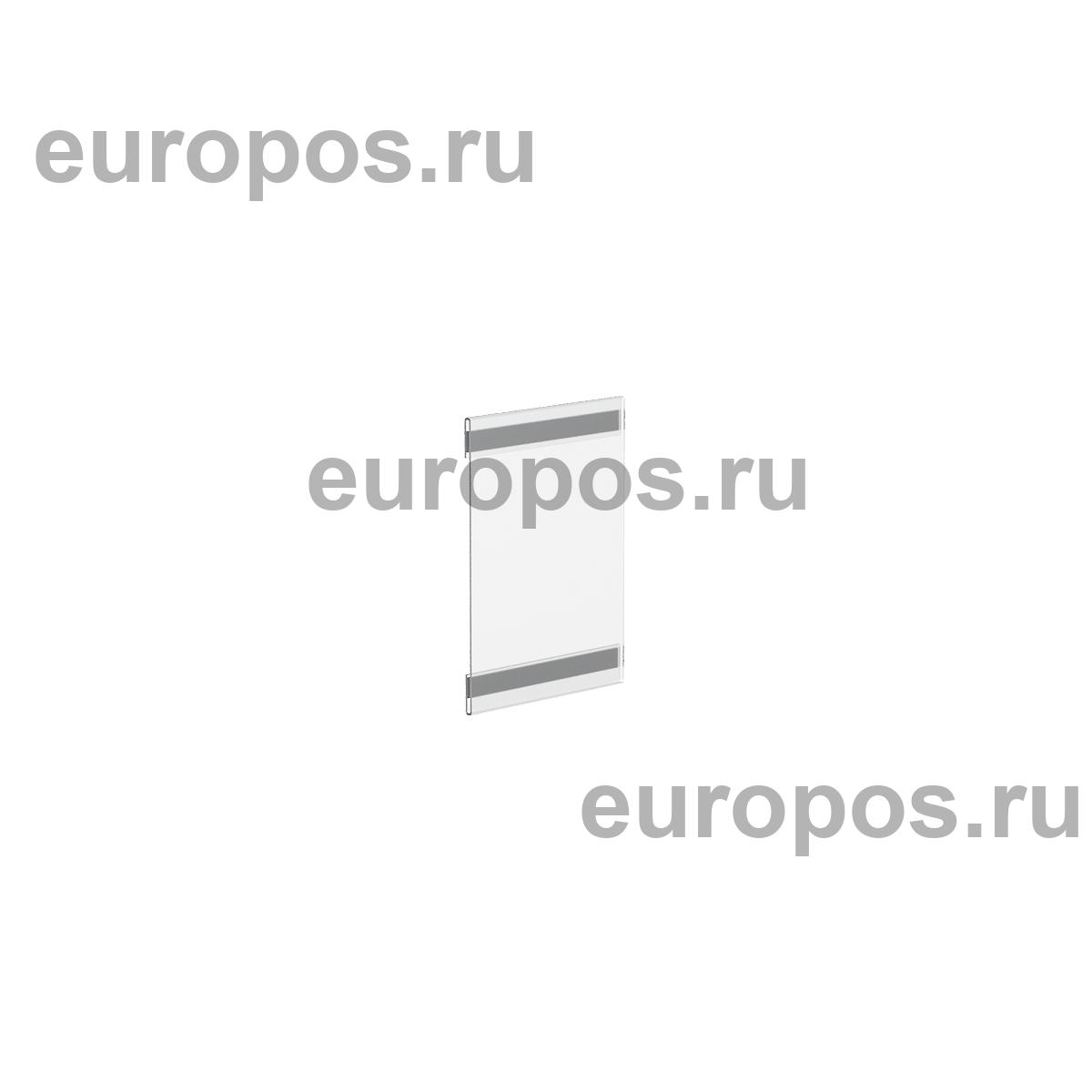 Карман PS-M с магнитным скотчем, формат А6, вертикальный