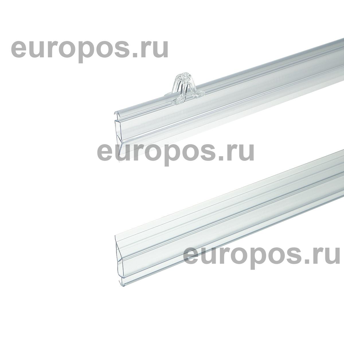 Комплект профилей для плакатов GRIPPER-SET, длина 600мм, прозрачный