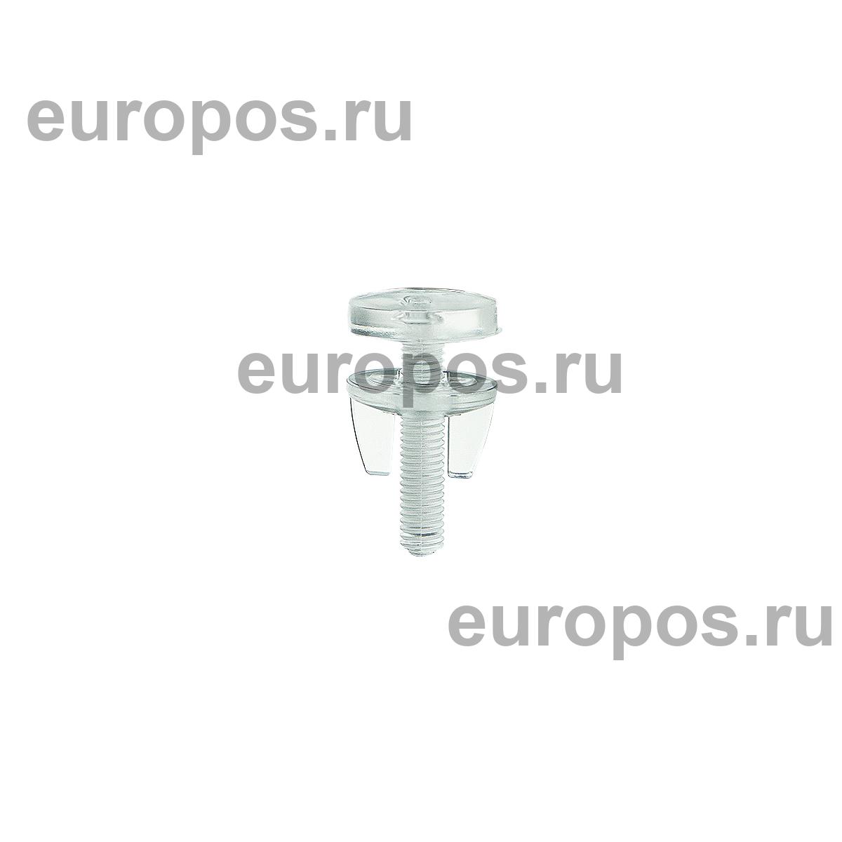 Винт нажимной с гайкой CLICK SCREW-25 длина 25 мм, цвет прозрачный
