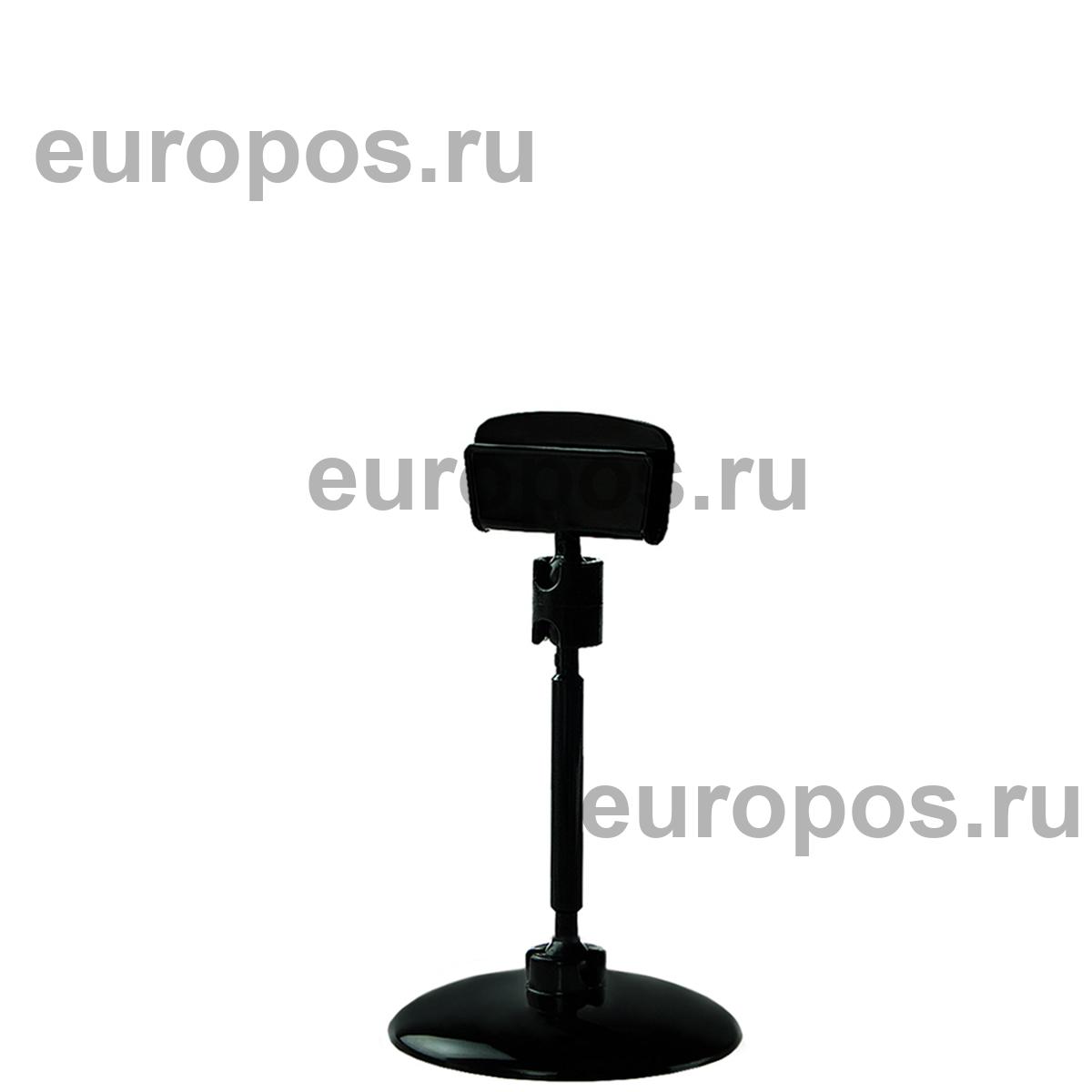 Ценникодержатель на круглой подставке BASE CLIP 50мм, цвет черный