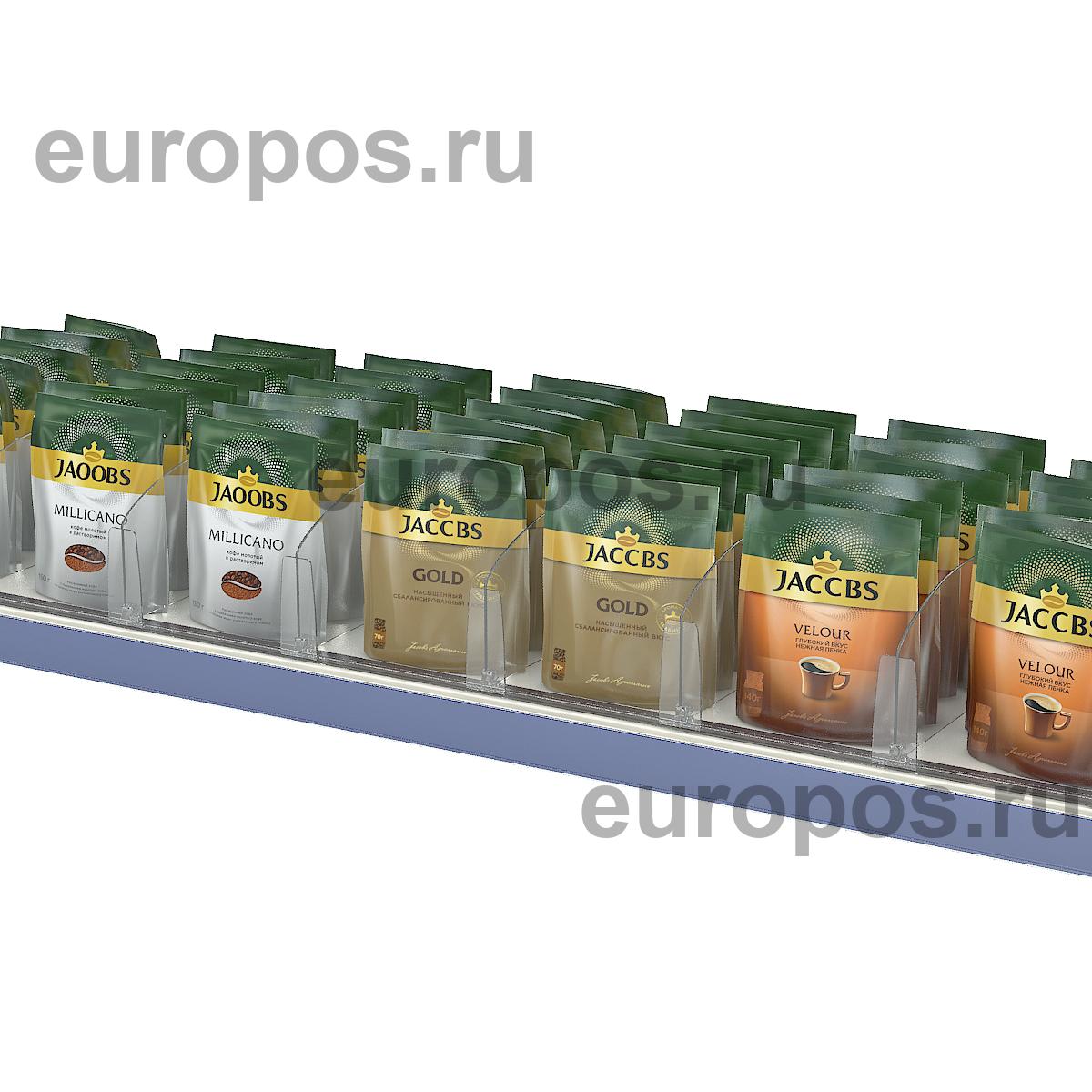 Вставка в ценникодержатель COLOR-INSERT39 синяя, 100 метров