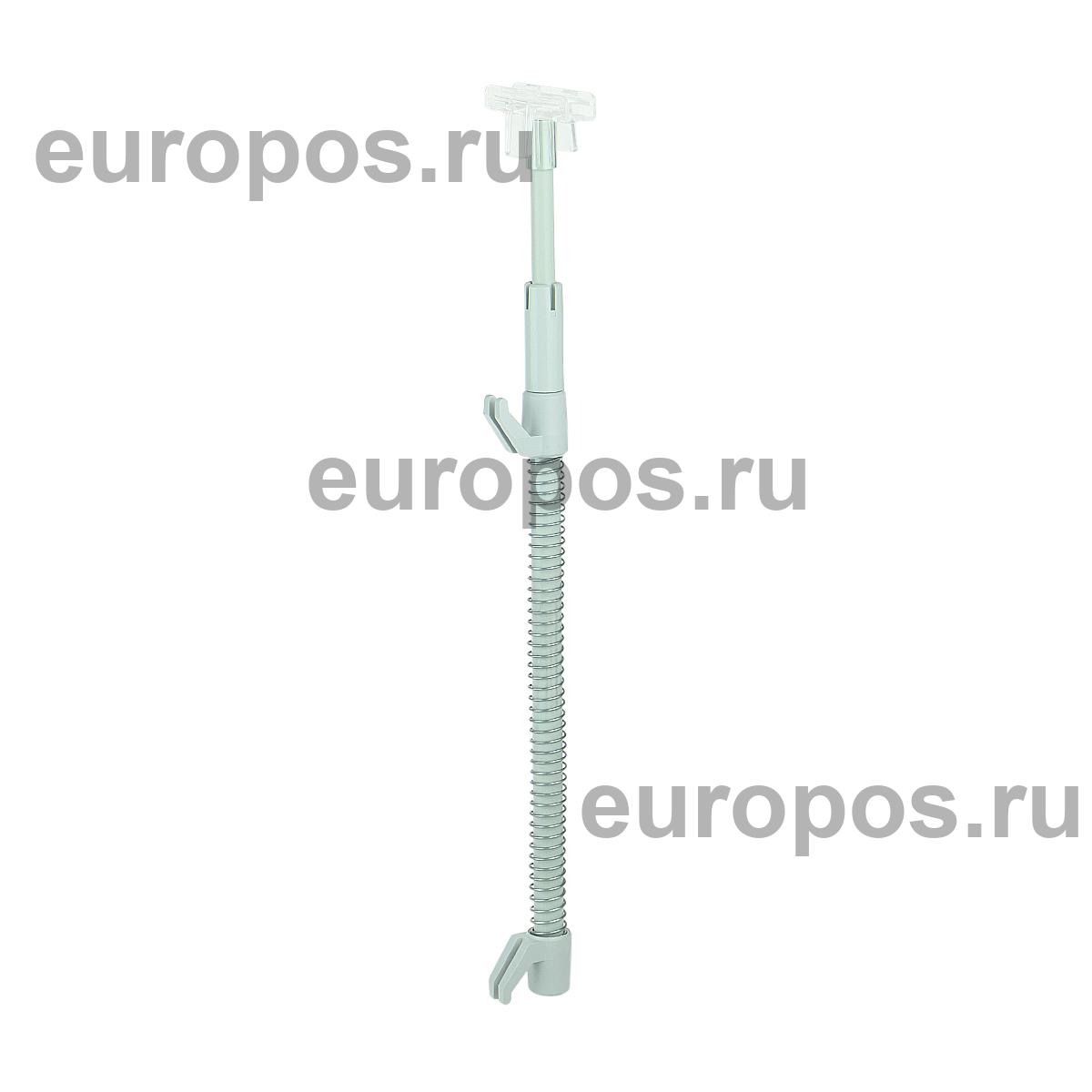 Держатель универсальный с Т-держателем на проволочную корзину CROCS- FIX-TP, цвет серый
