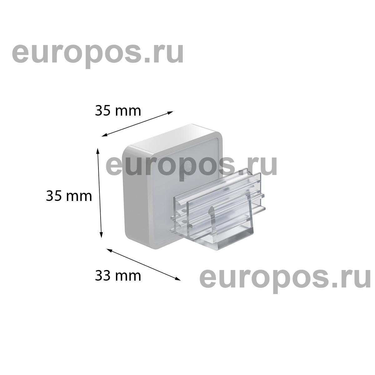 Магнитный держатель MAGNET-SGT-00 под углом 0° к поверхности, цвет белый