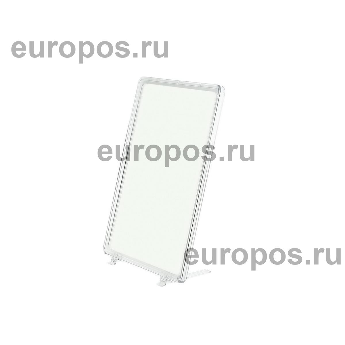 Стойка на подставках BASE-75 с рамкой PF-A4, цвет прозрачный