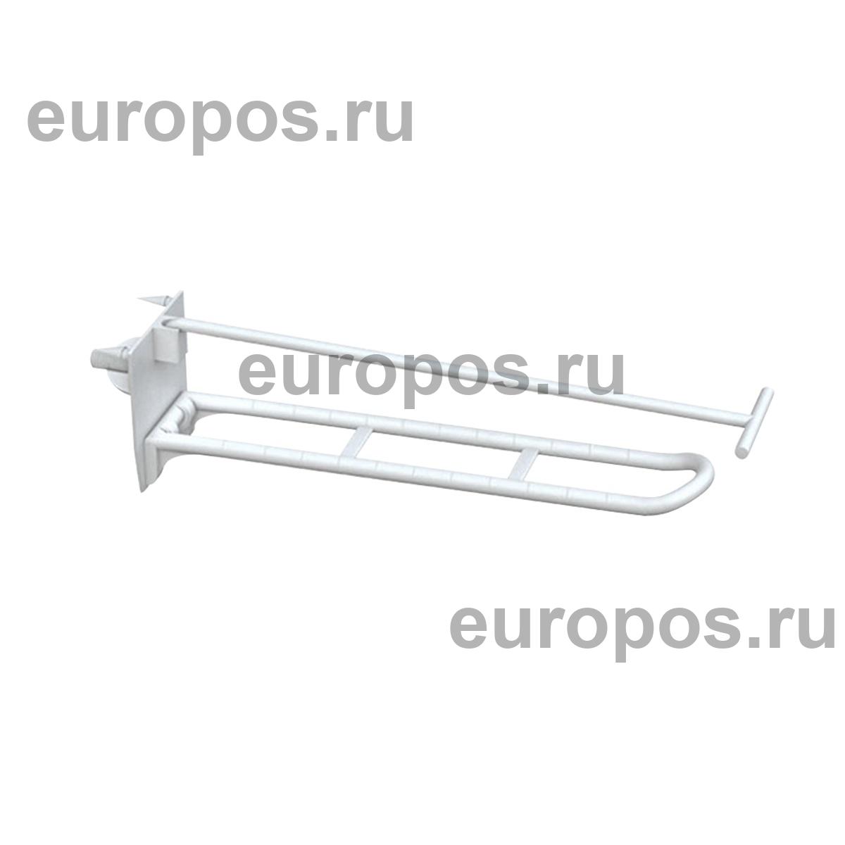 Крючок двойной DOUBLE HOOK-SCR-200, белый, в картон, с винтом, длина 200 мм