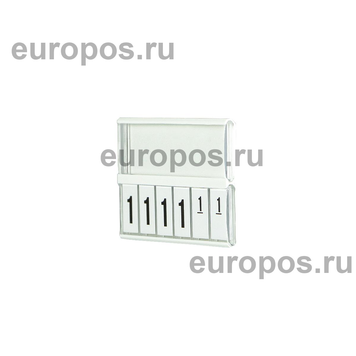 Кассета цен PC DIGIT-A8, белые блокноты REGULAR, белая