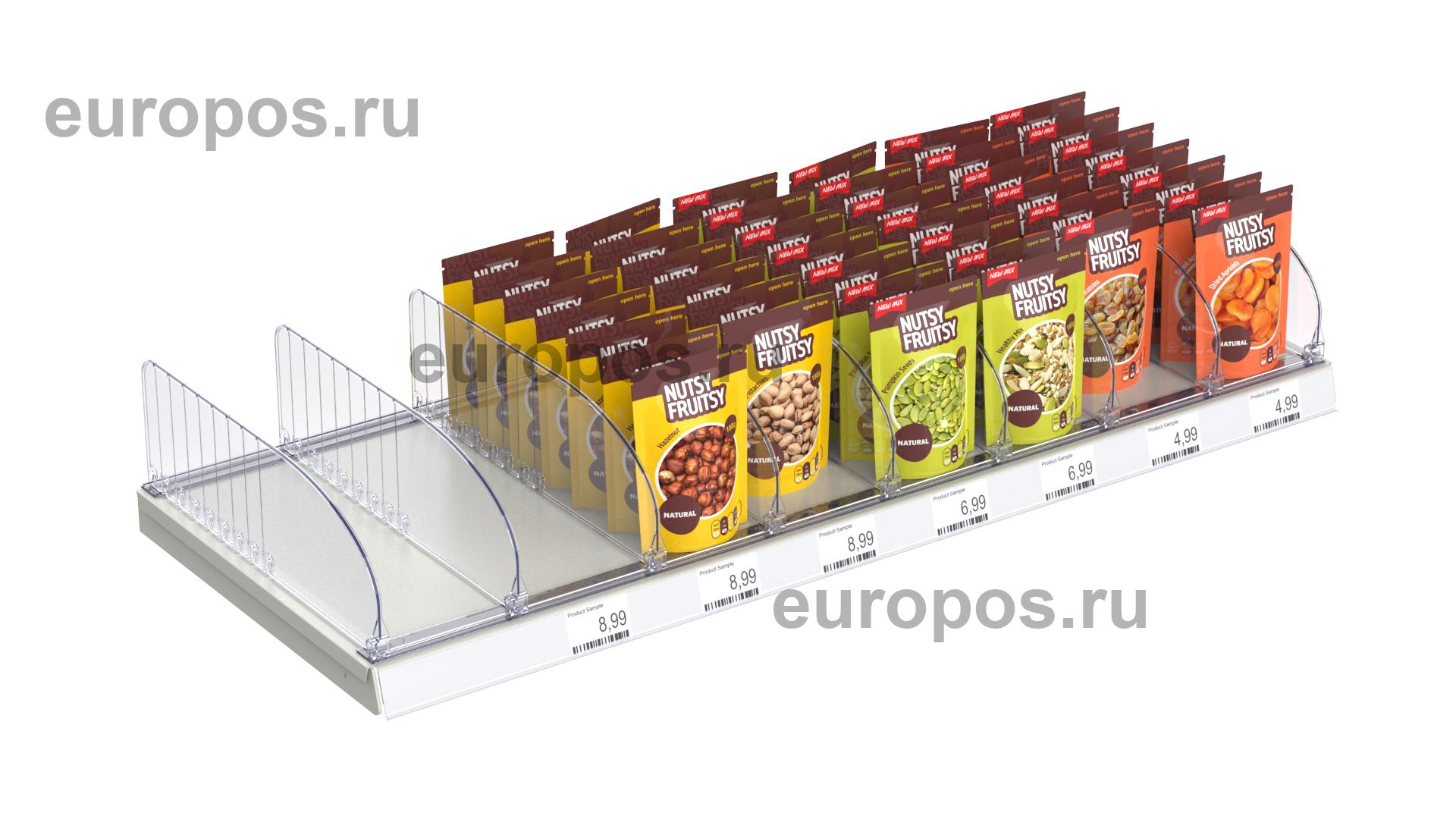 Разделитель высотой 120 мм DIV120-B, длина 285-485 мм