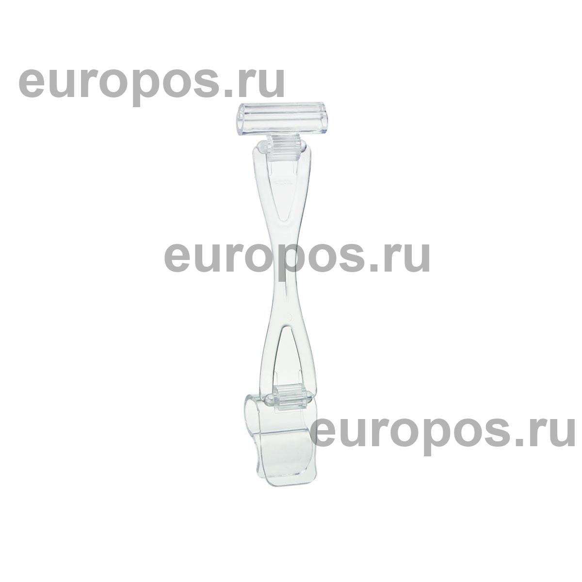 Ценникодержатель ДЕЛИ на край посуды DELI-SIDE-SET90, цвет прозрачный