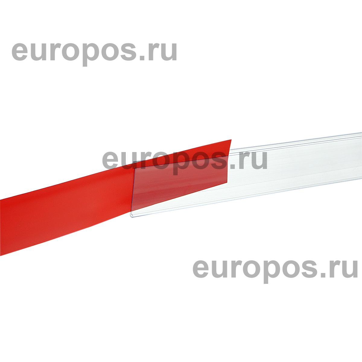 Вставка в ценникодержатель COLOR-INSERT39 красная, 25 метров