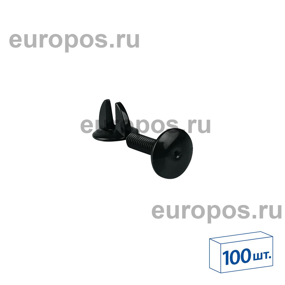 Винт и гайка с ушками VIKING SCREW-12, цвет черный