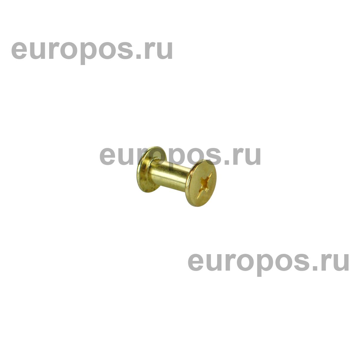Винт металлический BINDING SCREW-10, цвет золото