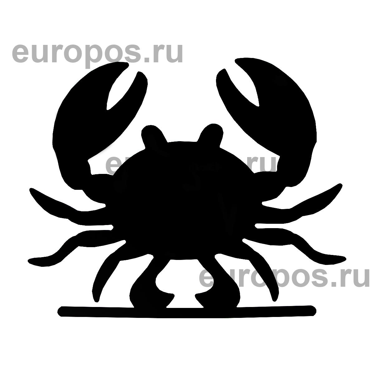 Меловая табличка «Краб» BB CRAB