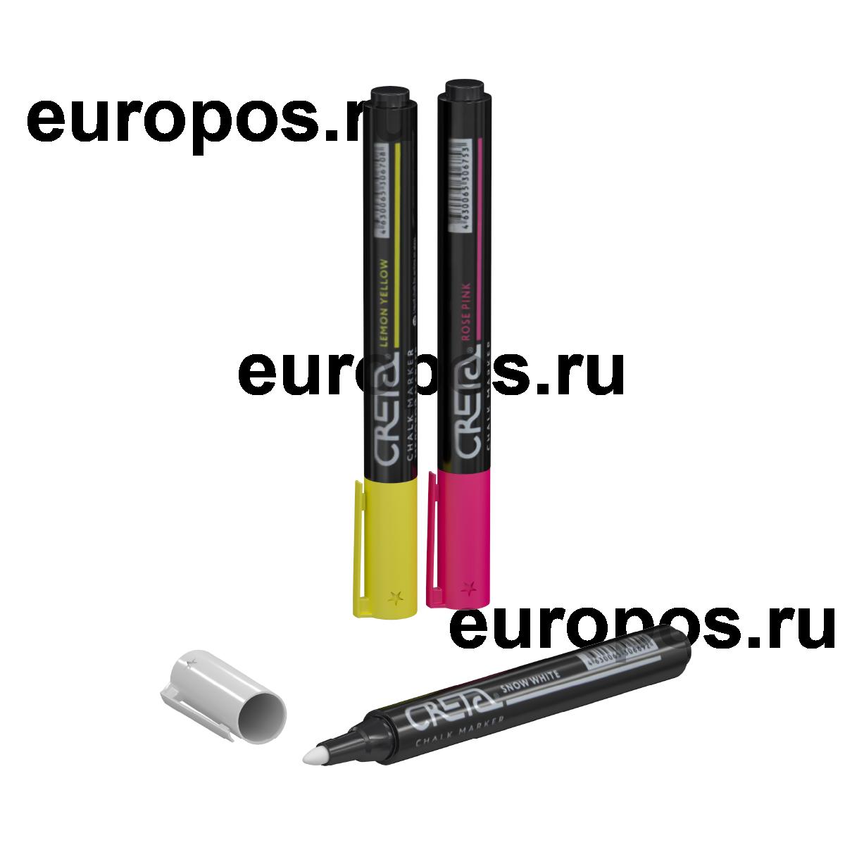 Набор меловых маркеров CRETA COLOUR MIX, 3 цвета