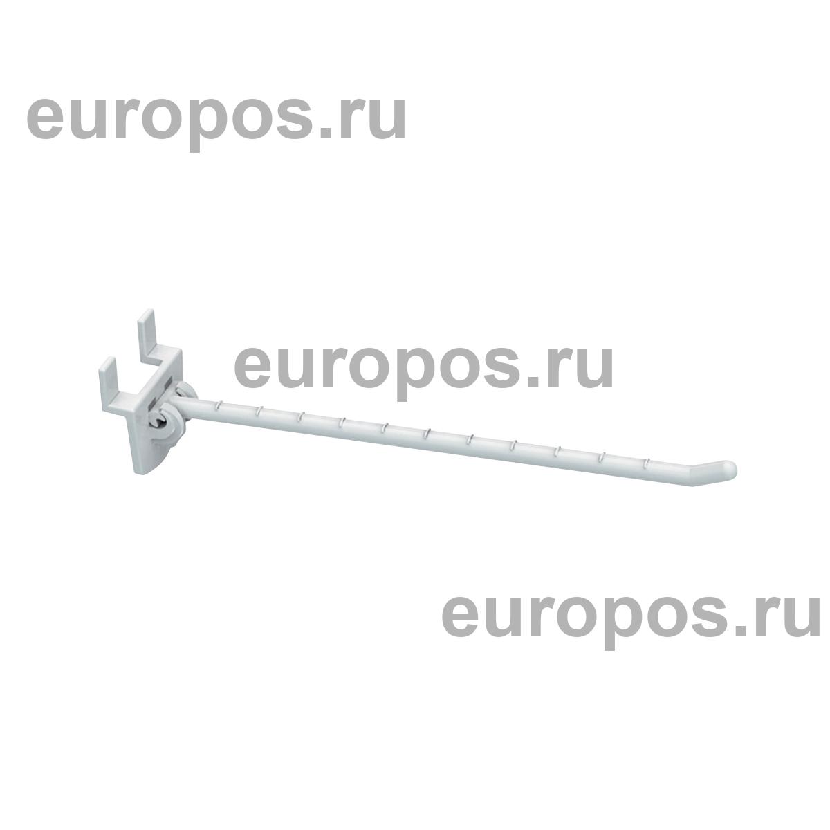 Крючок одинарный SINGLE HOOK-EP-200, белый, на экономпанель, длина 200 мм