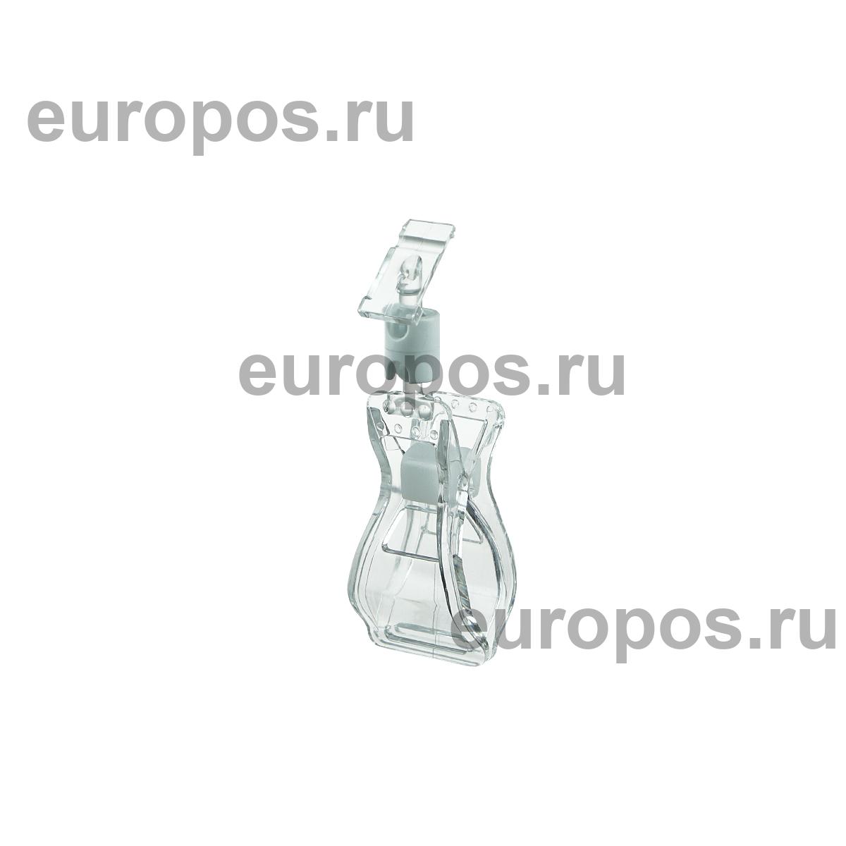 Держатель кассет цен на прищепке FX-PC, цвет прозрачный