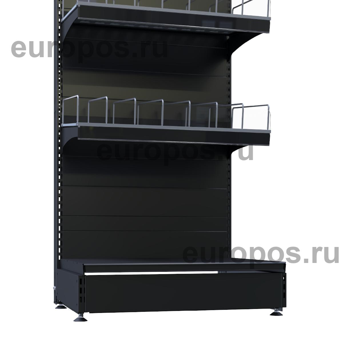 FORTA ROLLER KIT стеллаж 600 мм, 5 полок, цвет черный