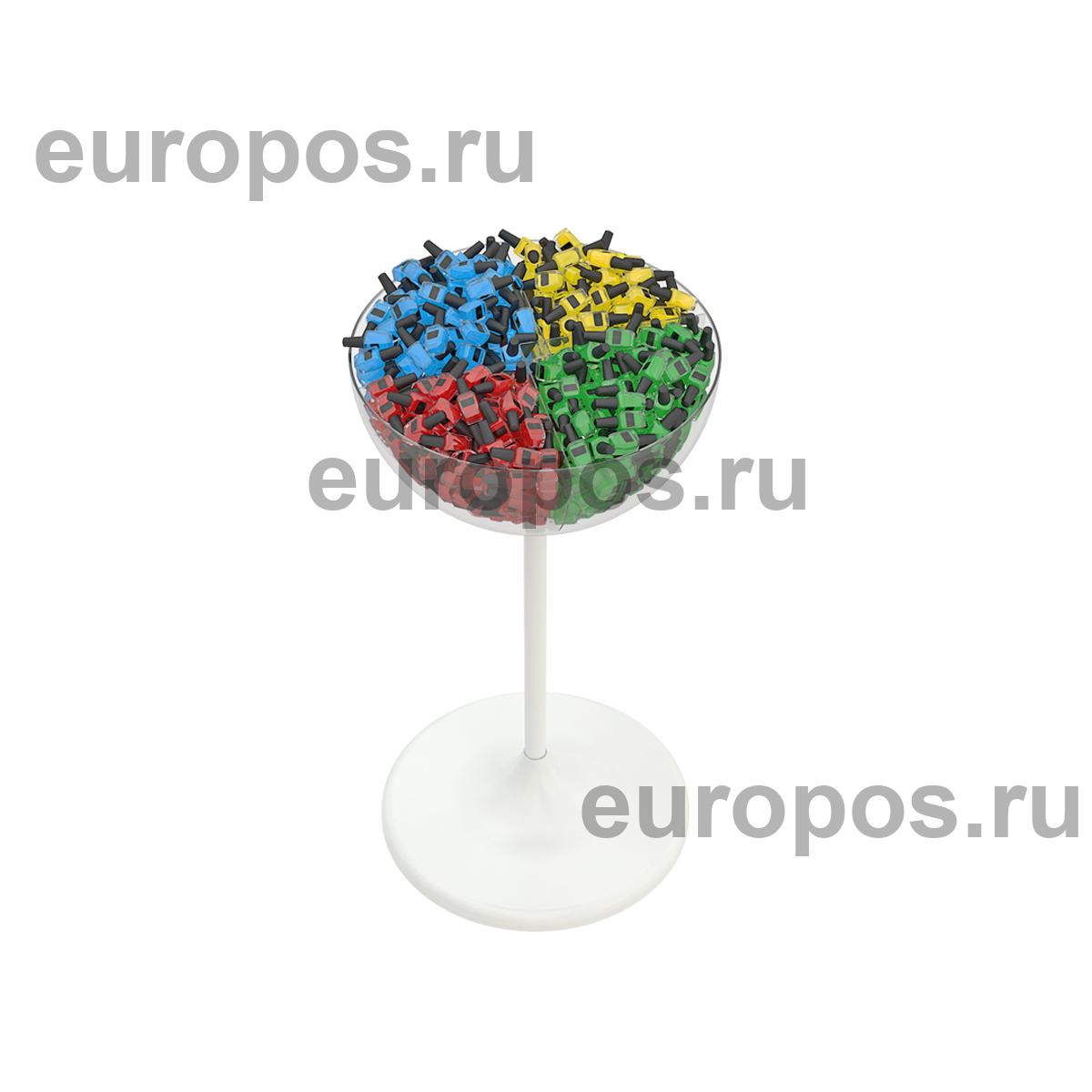 Дисплей UNIBOWL 24 л, белый