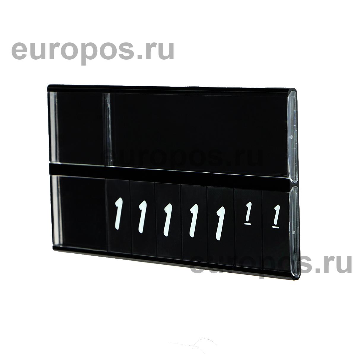 Кассета цен PC DIGIT-A7L, черные блокноты BRUSH, черная