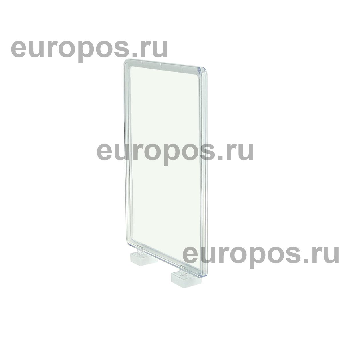 Стойка на магнитах MAGNET-90 с рамкой PF-A4, цвет прозрачный