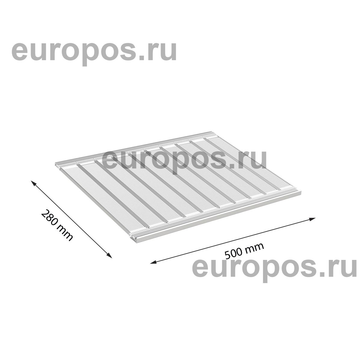 Полка роллерной системы FR-SHEET 500х280 мм