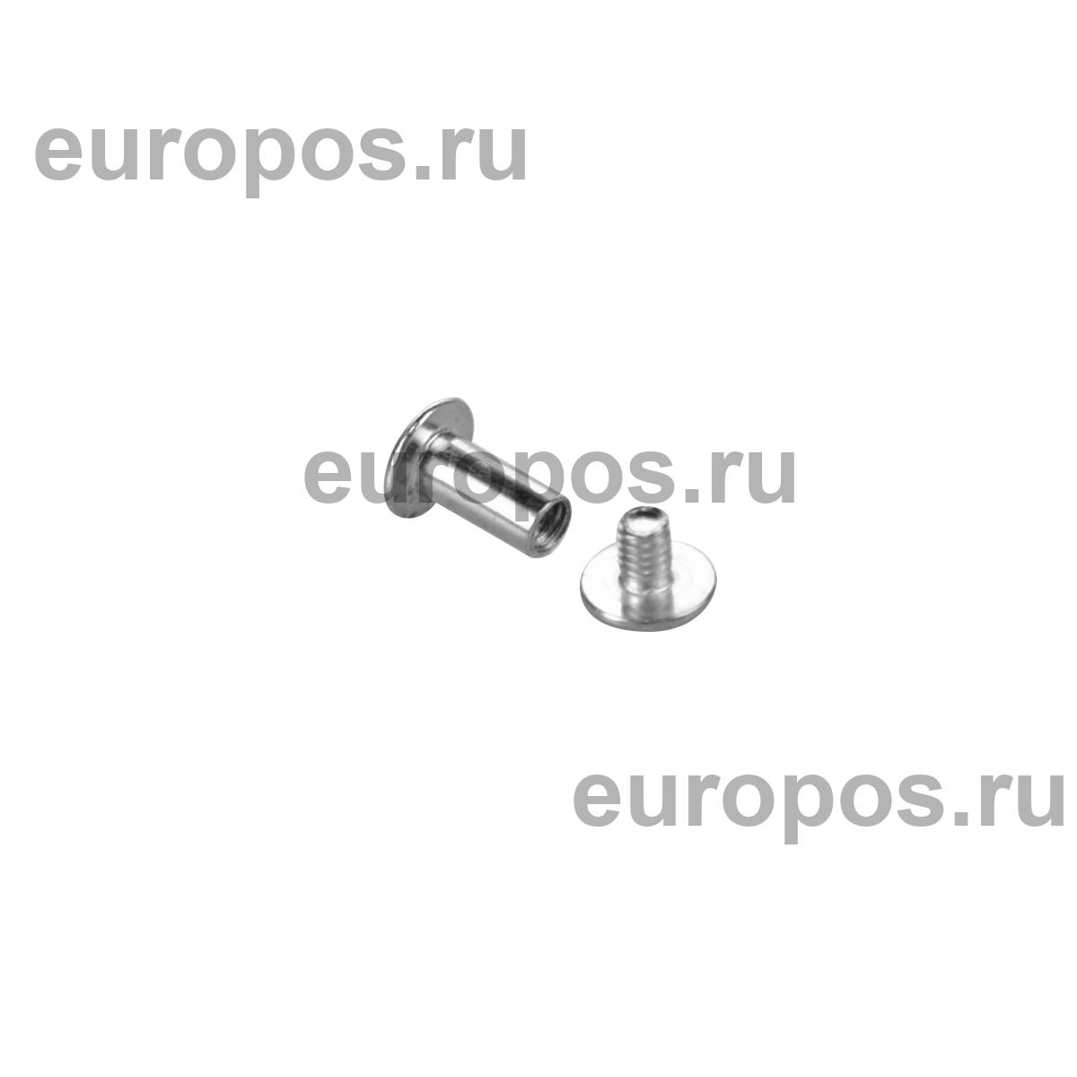 Винт металлический BINDING SCREW-10, цвет серебро