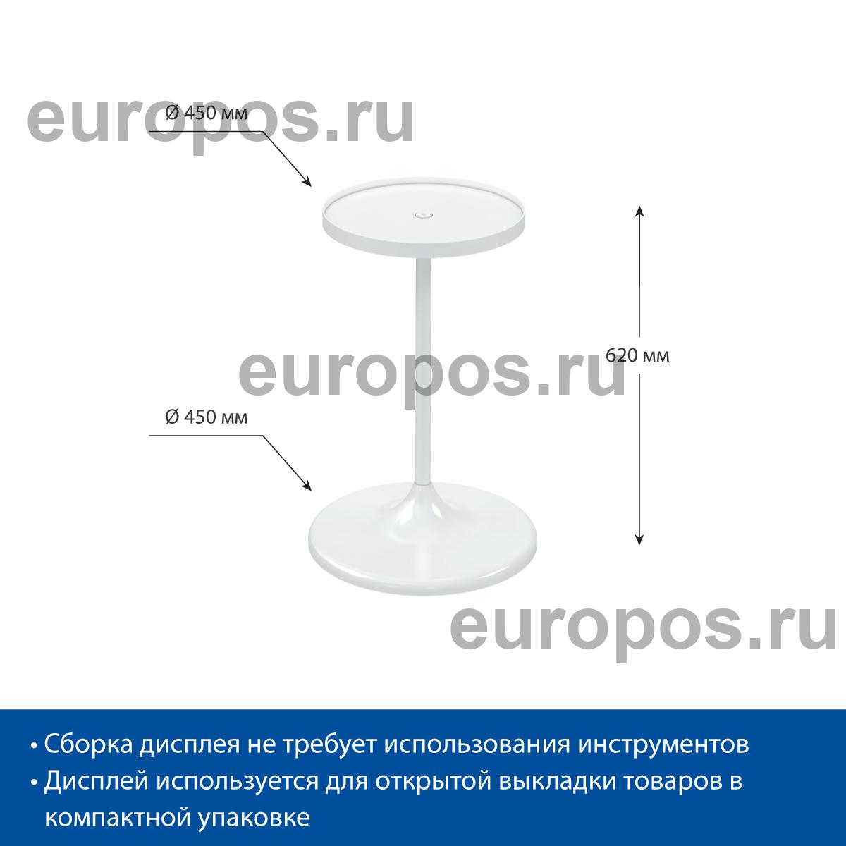 Дисплей UNIBOWL-RX-1, белый