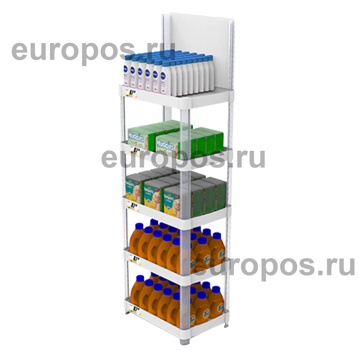 Пластиковый дисплей UNIFLEX с прозрачными опорами