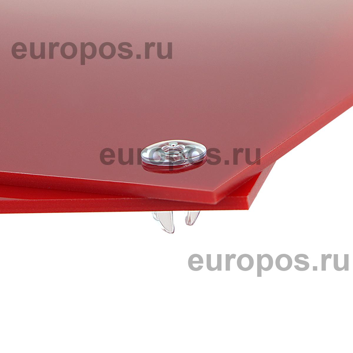 Винт и гайка с ушками VIKING SCREW-12, цвет прозрачный