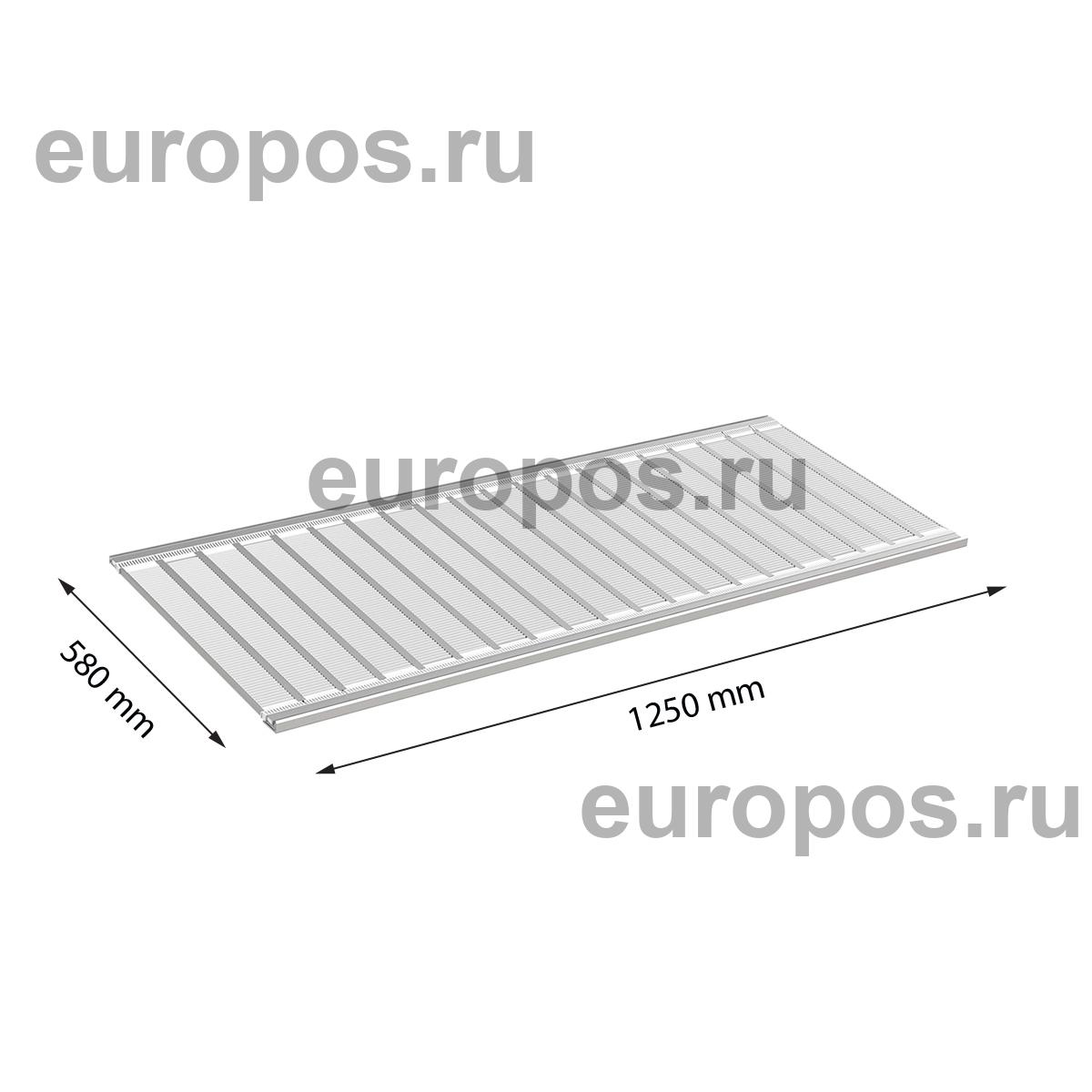 Полка роллерной системы FR-SHEET 1250х580 мм