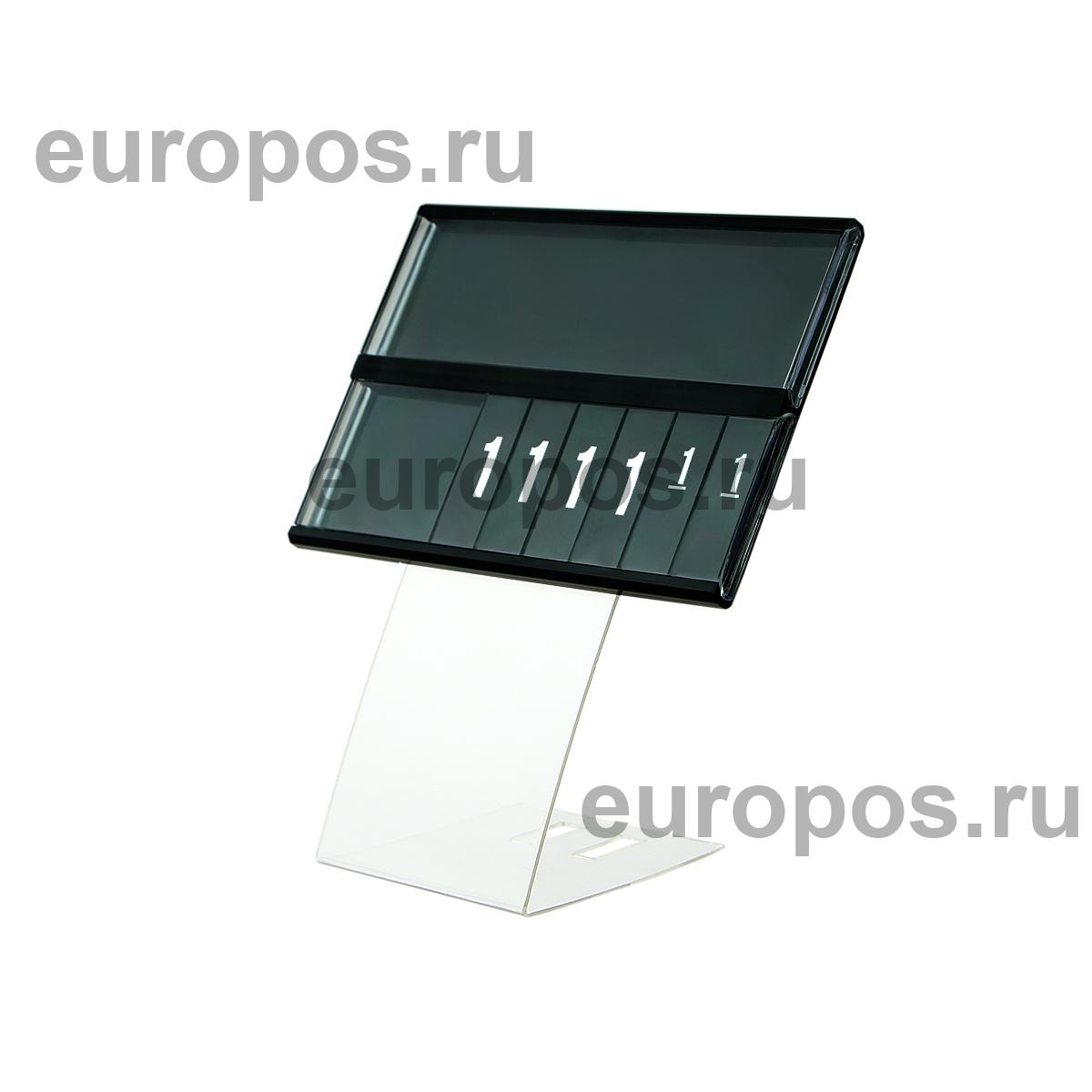 Подставка для кассеты цен PC V-STAND 70/100, цвет прозрачный