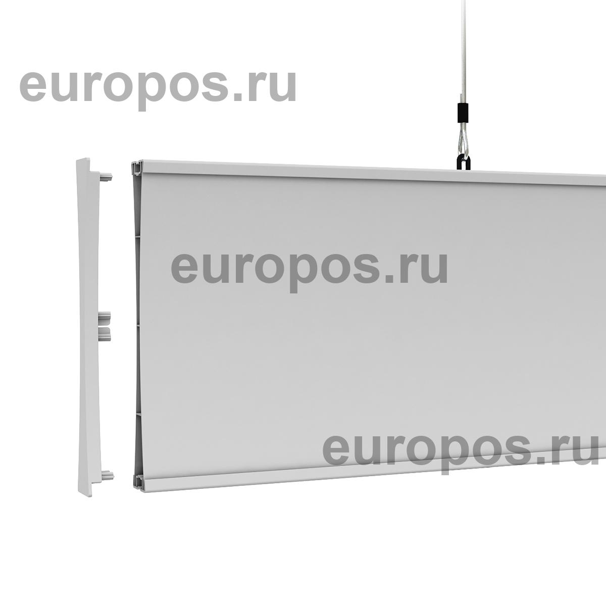 Заглушка PRICEBOARD END A5, цвет серый
