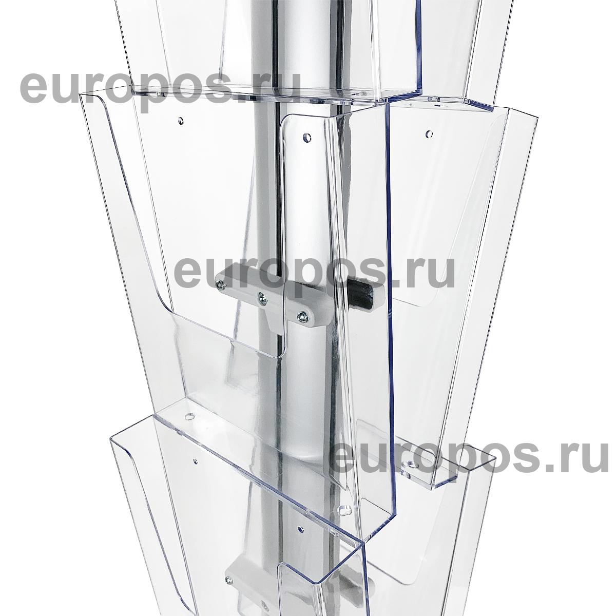 Рекламная стойка DISP FOUR TW на 8 карманов, A4
