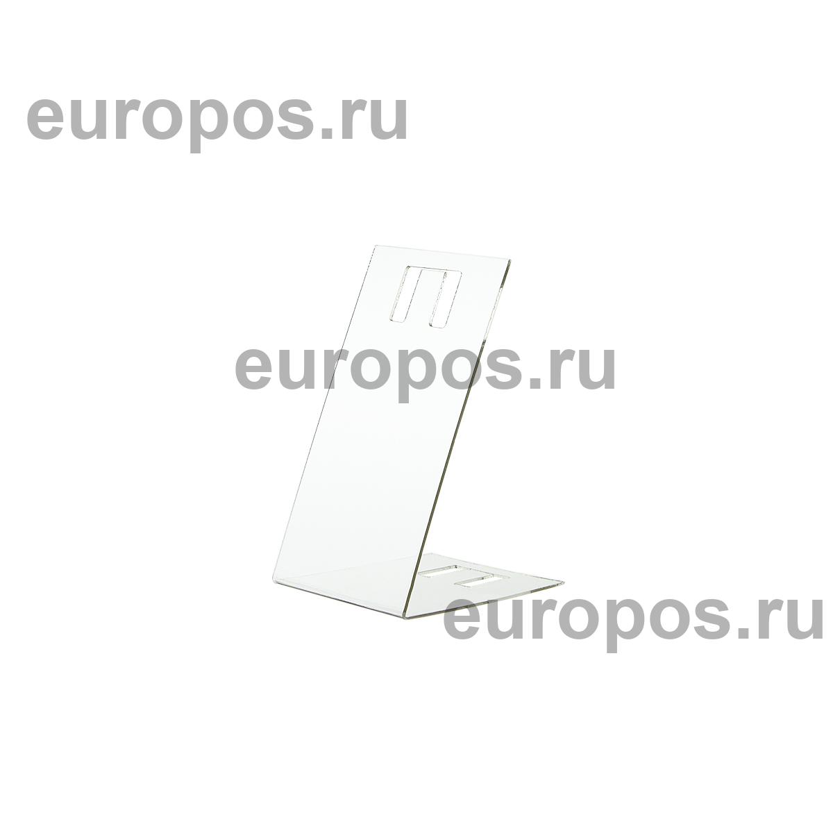 Подставка для кассеты цен PC V-STAND 70/100, цвет прозрачный