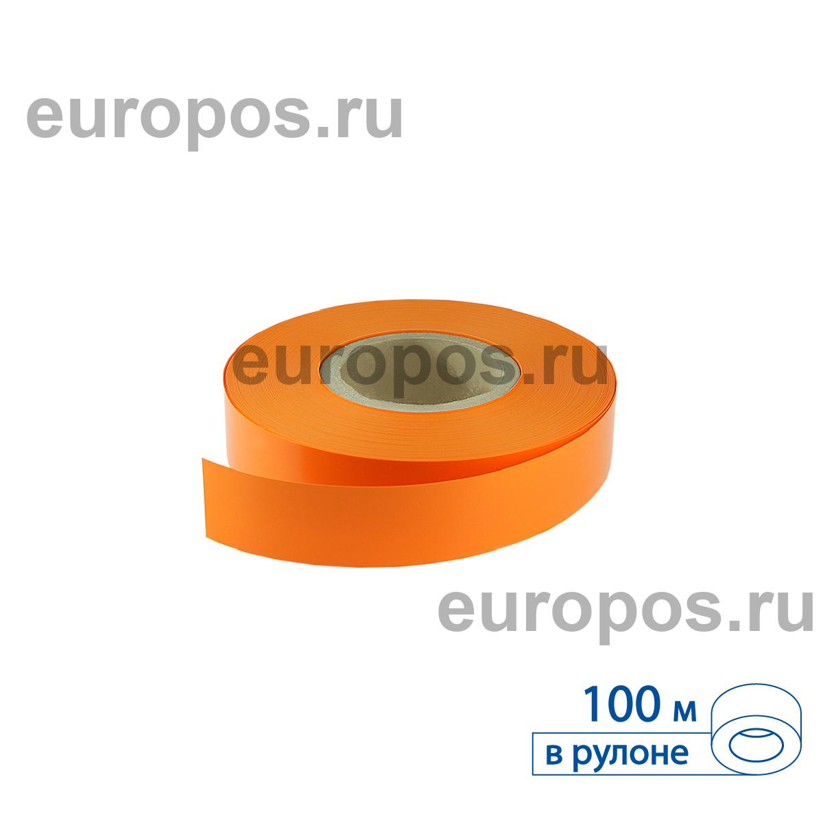 Вставка в ценникодержатель COLOR-INSERT39 оранжевая, 100 метров