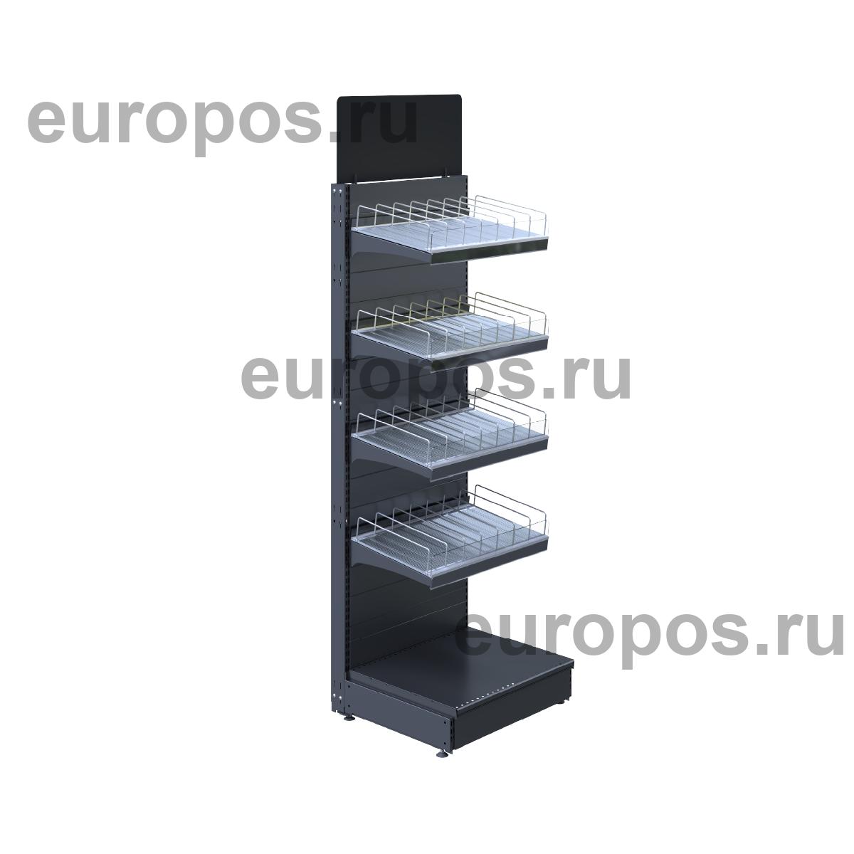 FORTA ROLLER KIT стеллаж 600 мм, 5 полок, цвет черный