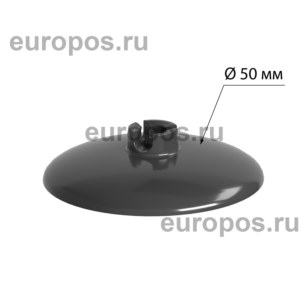 Подставка ROUND BASE-VL 50 mm, цвет черный