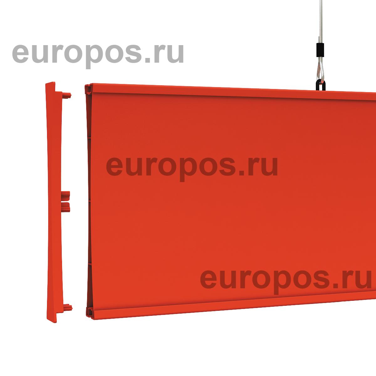Заглушка PRICEBOARD END A5, цвет красный